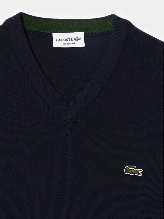 Lacoste Lacoste Svetr AH1951 Tmavomodrá Regular Fit
