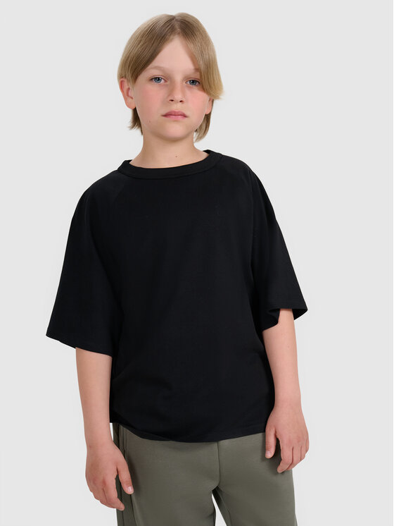 4F 4F T-Shirt URBAN COMMUTER Czarny Oversize