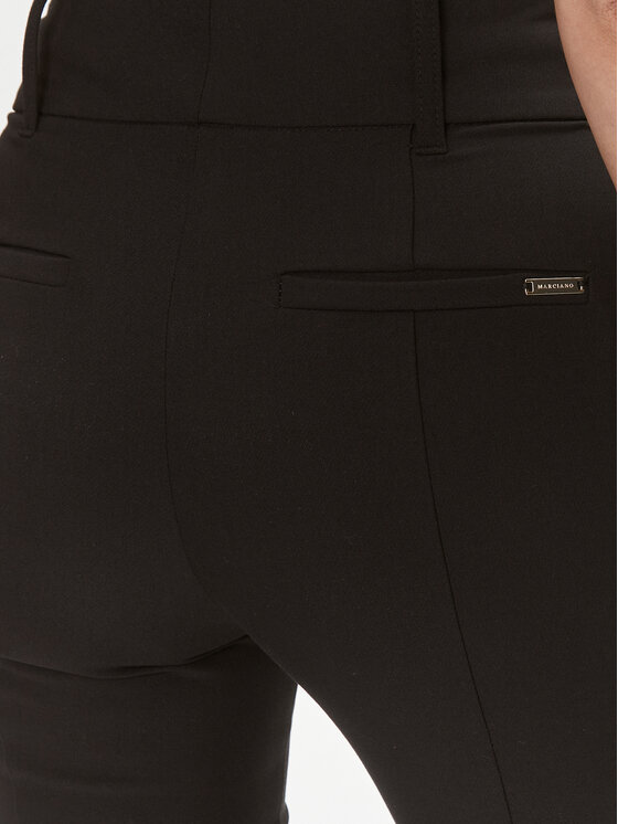 Marciano Guess Marciano Guess Pantaloni di tessuto Shelly 3BGB28 7046A Nero Regular Fit