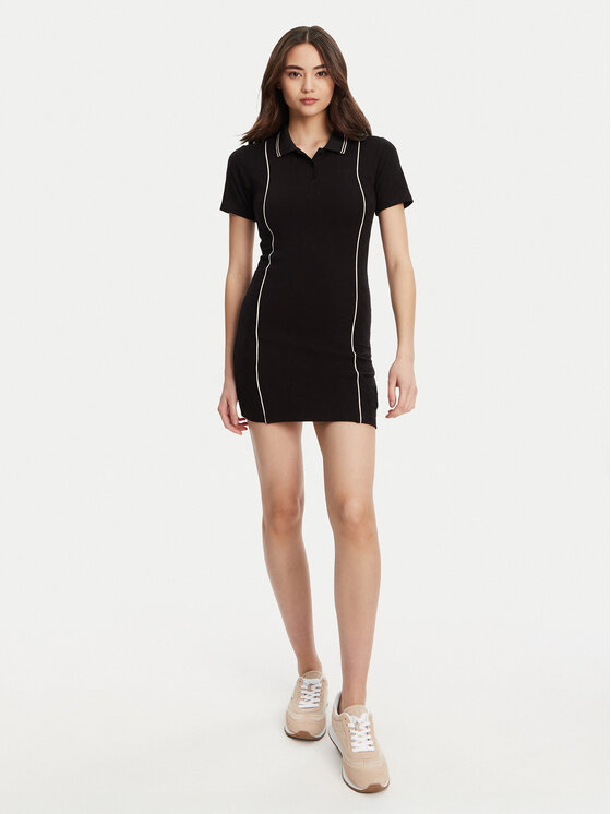 Guess Guess Kootud kleit V5YK00 KCX12 Must Regular Fit