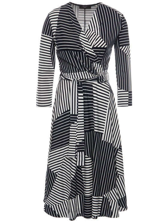 Sportmax Code Sportmax Code Sukienka koktajlowa Acqua 56210507 Granatowy Skinny Fit