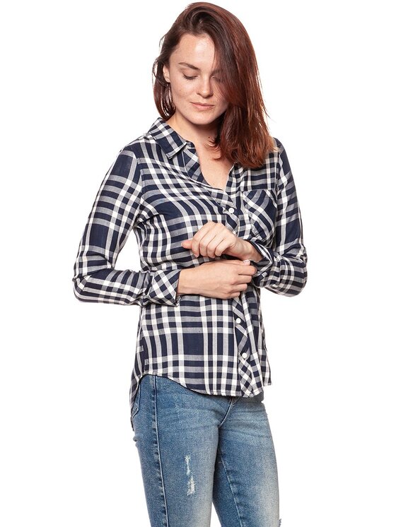 Wrangler Wrangler Koszula Wrangler Fluid Shirt Biały Regular Fit