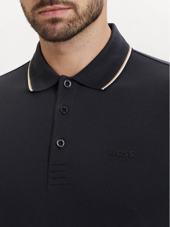 BOSS BOSS Polo Pl Goc Birdie Paule 50559365 Tumši zils Slim Fit