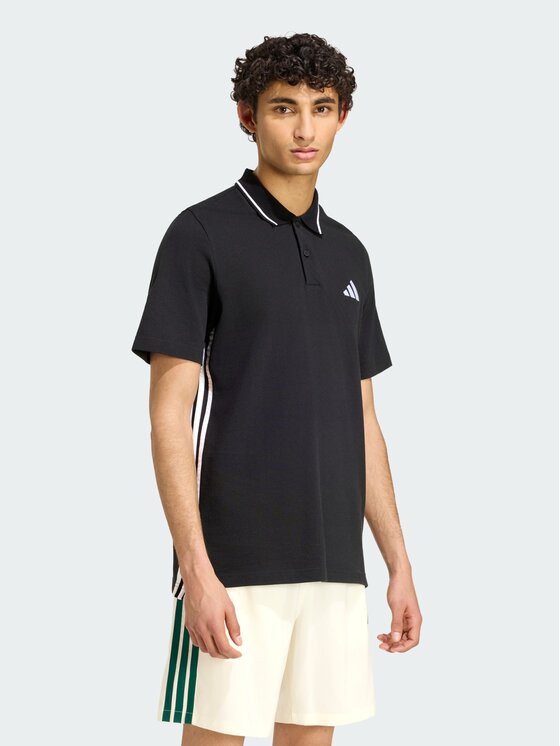 adidas adidas Polo 168390 Czarny Regular Fit
