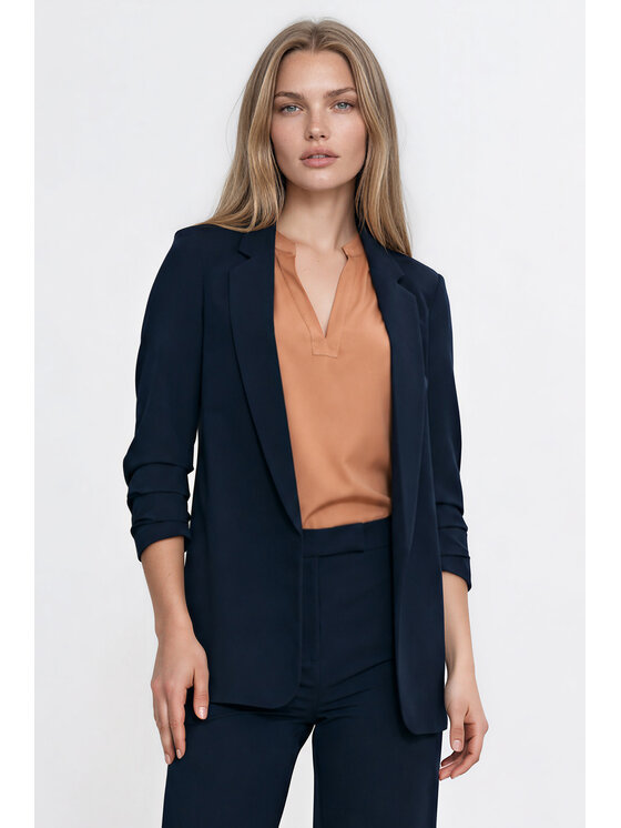 NIFE NIFE Marynarka Z114 Granatowy Regular Fit