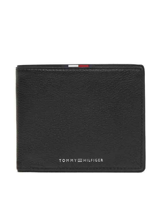 Tommy Hilfiger Tommy Hilfiger Suur meeste rahakott Th Corp Cc & Coin AM0AM13740 Must