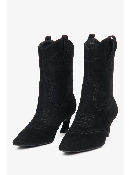 Estro Estro Kovbojské topánky ER00116169 Čierna