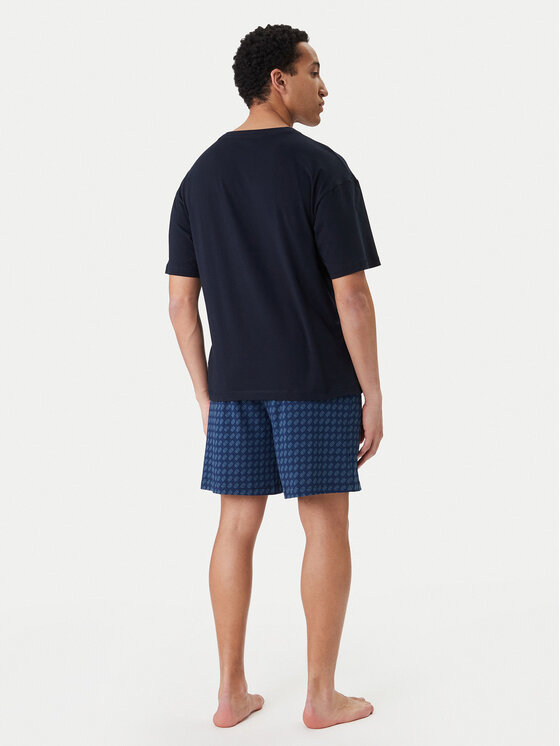 Tommy Hilfiger Tommy Hilfiger Pižama UM0UM03834 Tamsiai mėlyna Regular Fit
