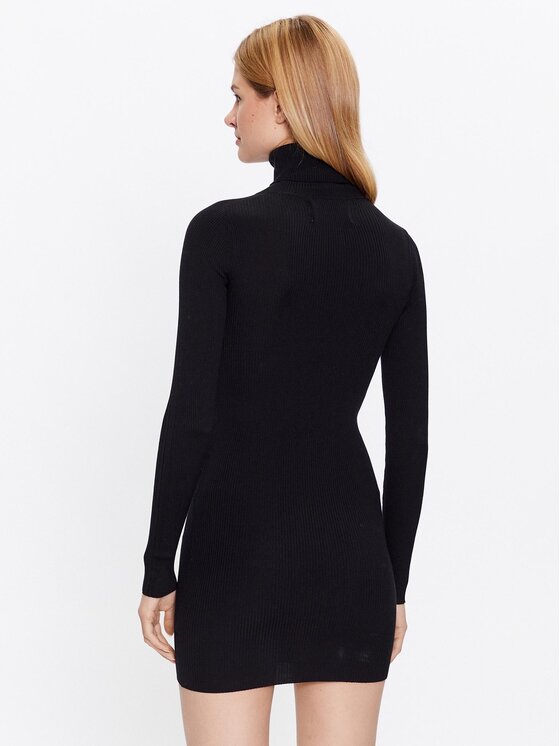 Calvin Klein Jeans Calvin Klein Jeans Džemper haljina J20J221690 Crna Slim Fit