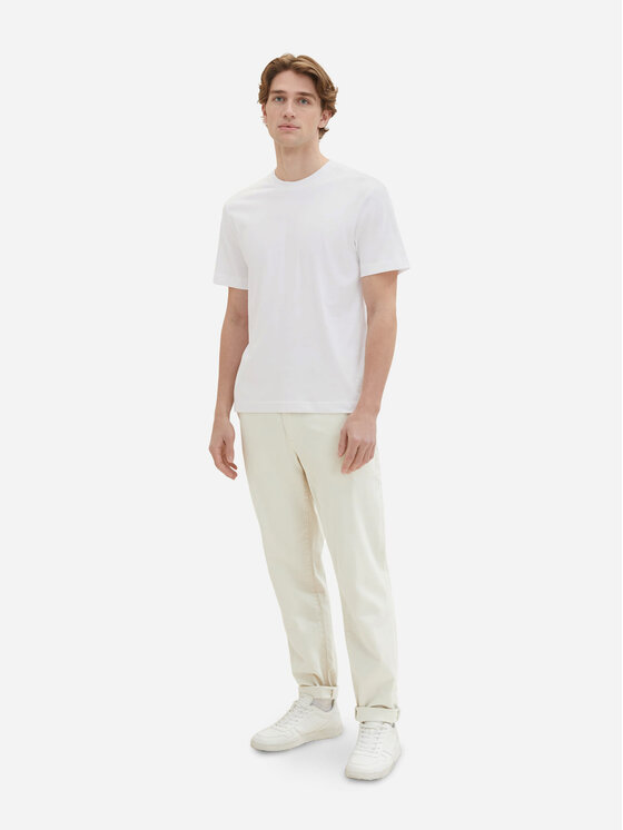 Tom Tailor Tom Tailor 2er-Set T-Shirts 1037741 Weiß Regular Fit