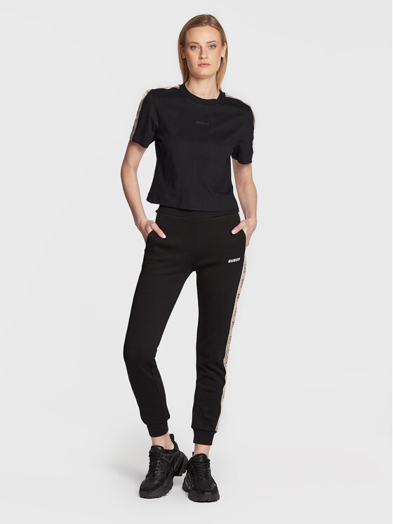 Guess Guess Тишърт V3RI08 I3Z14 Черен Relaxed Fit