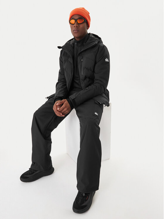 Quiksilver Quiksilver Geacă de schi The Edge EQYTJ03504 Negru Slim Fit