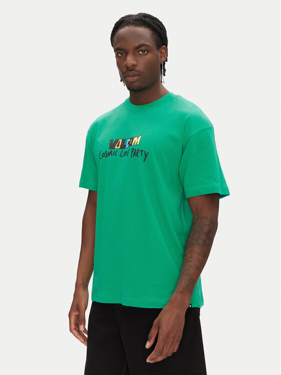 Volcom Męski T-Shirt, rozmiar XXL, Zielony, Bob Moleema A4312554