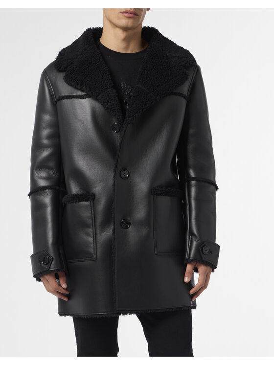 PHILIPP PLEIN PHILIPP PLEIN Cappotto 28617 Nero Short Fit