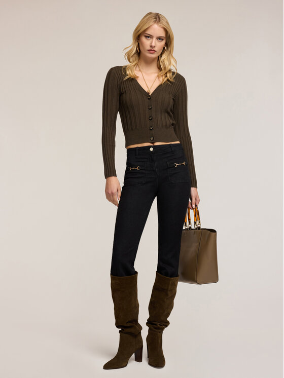 Motivi Motivi Maglione M446W003544N035 Verde Slim Fit