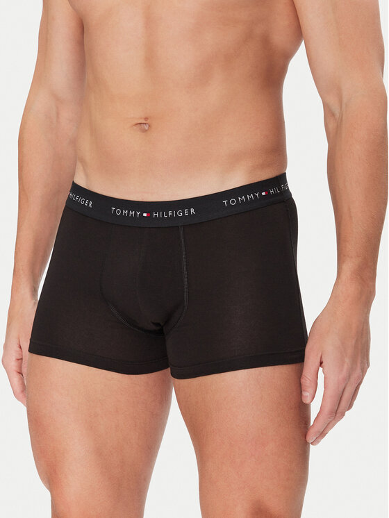 Tommy Hilfiger Tommy Hilfiger Set de boxeri﻿ UM0UM02763 Negru