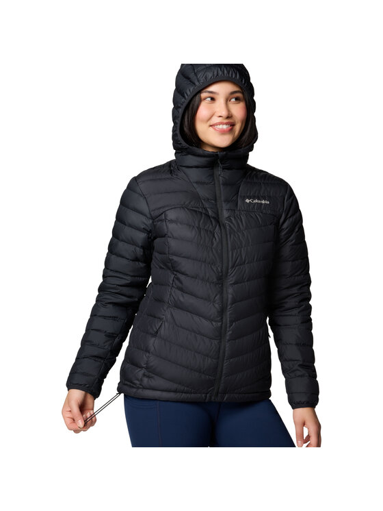 Columbia Columbia Giacca di transizione Columbia Westridge Hooded Down Jacket Nero Regular Fit