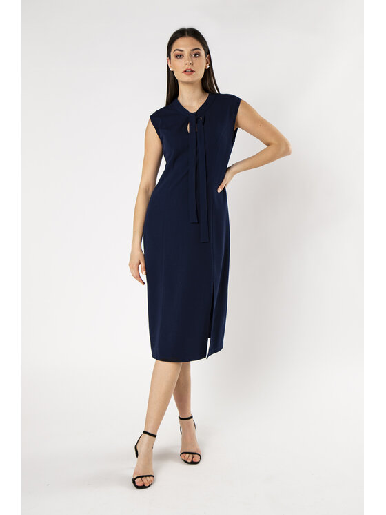 QUIOSQUE QUIOSQUE Každodenní šaty DROGA DRESS Tmavomodrá Regular Fit