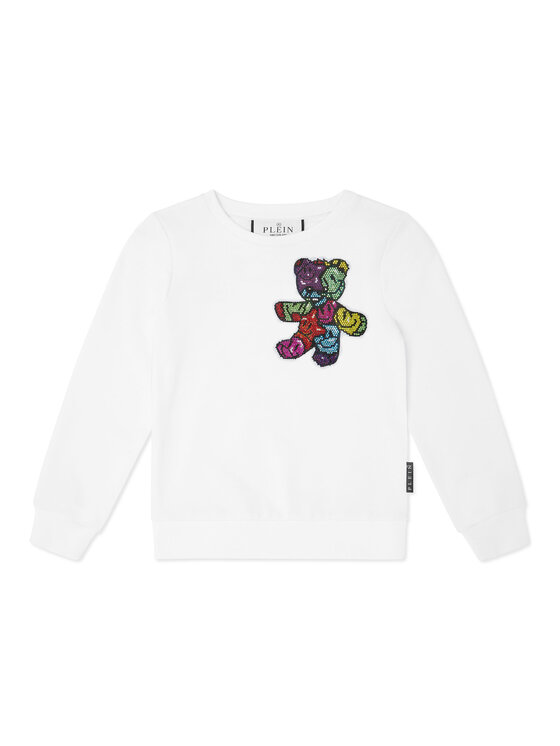 PHILIPP PLEIN PHILIPP PLEIN Longsleeve 27799 Biały Regular Fit