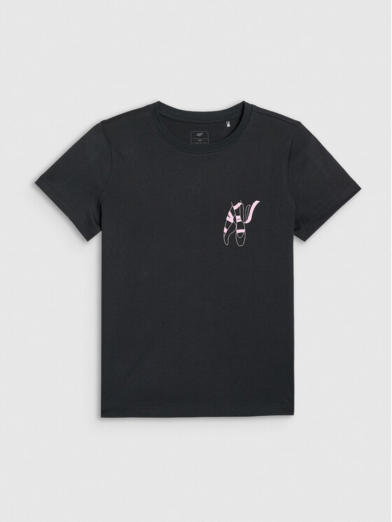 4F 4F T-Shirt URBAN COMMUTER Czarny Regular Fit