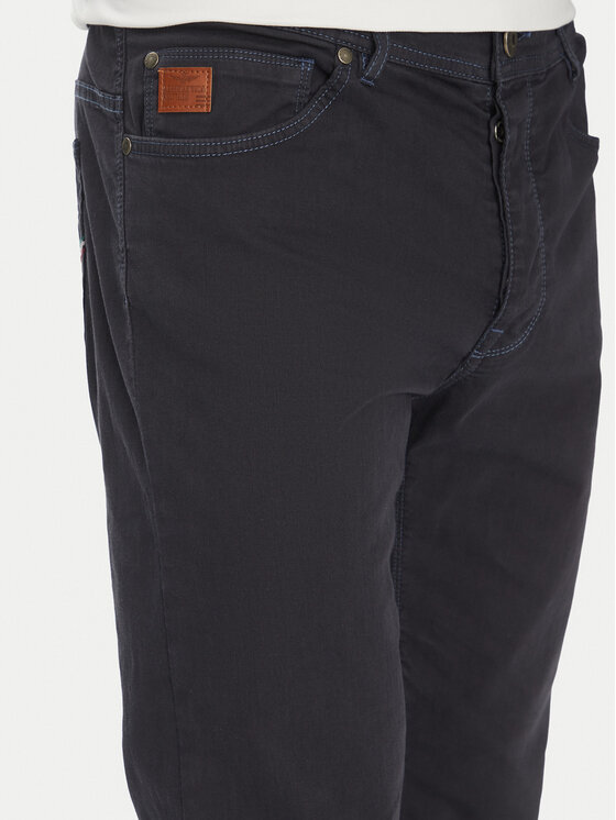 Aeronautica Militare Aeronautica Militare Bavlnené nohavice 251PJ205CT3551 Tmavomodrá Regular Fit