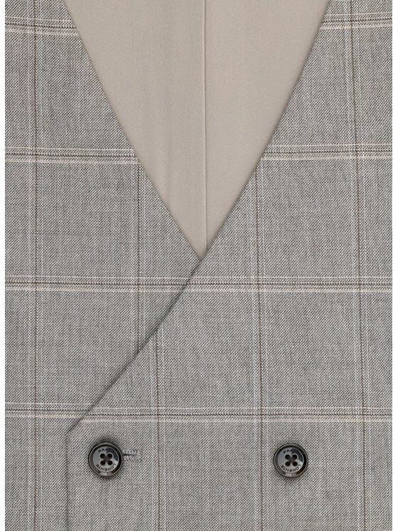 Pako Lorente Pako Lorente Kamizelka P26WF-8X-004 Brązowy Slim Fit