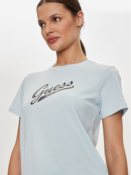 Guess Jeans Guess Jeans T-Shirt 165657 Blau Classic Fit