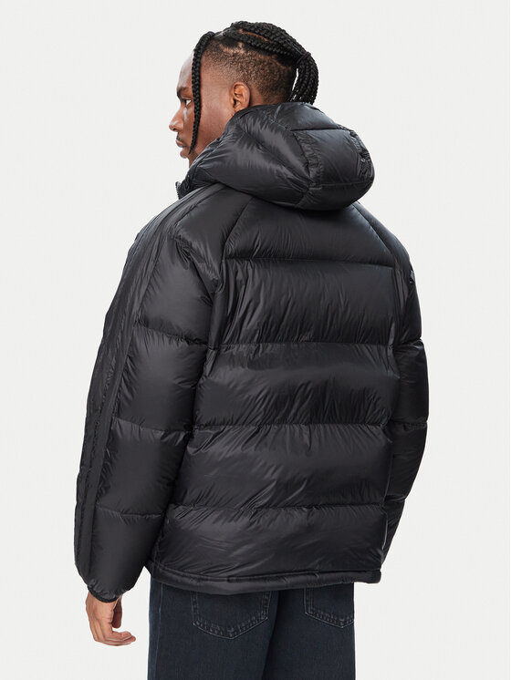 adidas adidas Зимно яке Pertex 3-Stripes KR7194 Черен Loose Fit