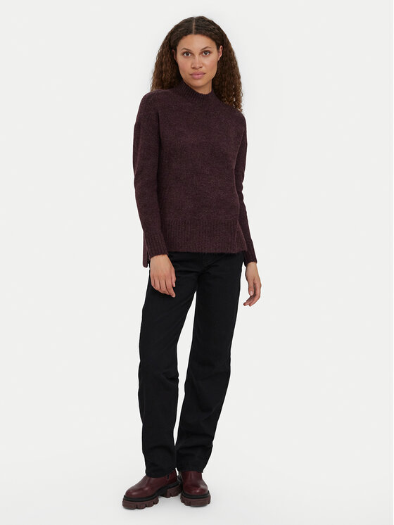 Vero Moda Vero Moda Sveter 10269229 Fialová Loose Fit