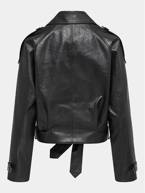 ONLY ONLY Jacke aus Kunstleder Vera 15308584 Schwarz Regular Fit