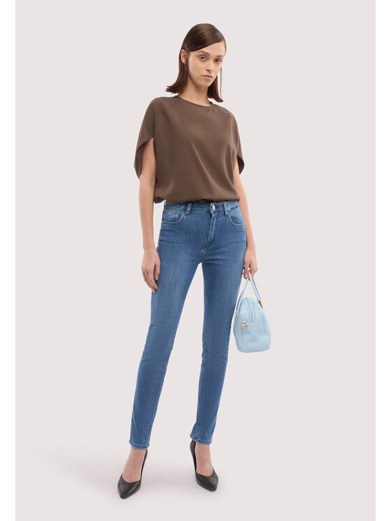 Trussardi Trussardi Jeansy P4559200343N0DI Niebieski Skin Fit