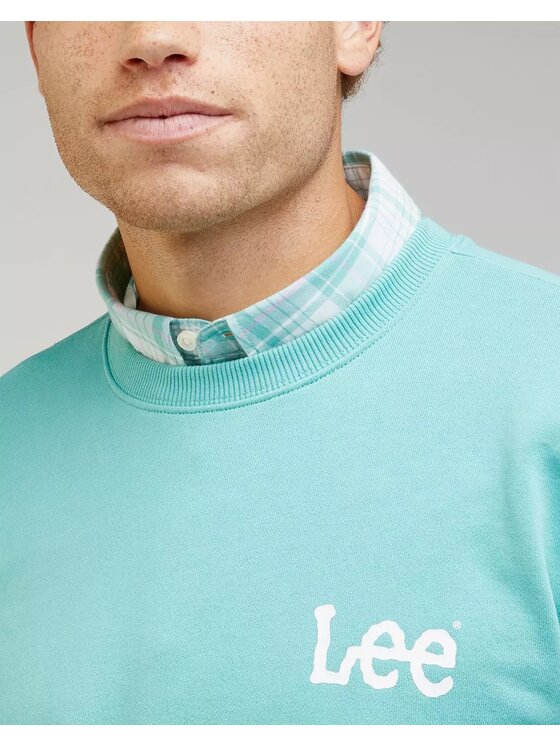 Lee Lee Felpa WOBBLY SWS Verde Regular Fit