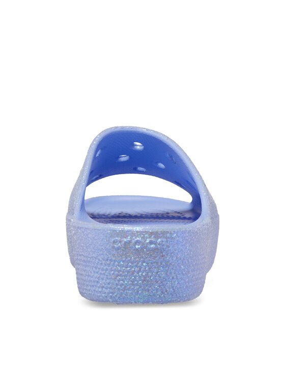 Crocs Чехли Classic Platform Glitter Slide 208233 Син Modivo bg