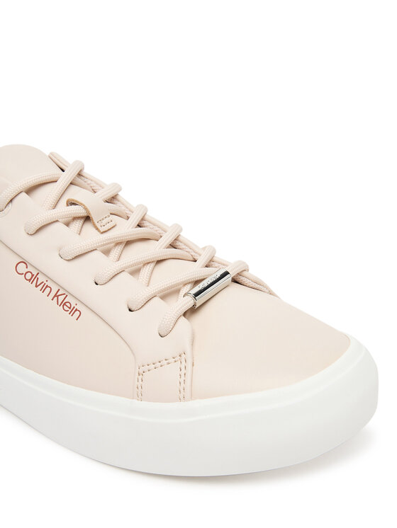 Calvin Klein Calvin Klein Sneakersy Vulc Lace Up Lth W/Sue Bt HW0HW02571 Beżowy