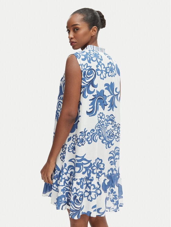 Iconique Iconique Sommerkleid Daphne IC26-036 Blau Regular Fit