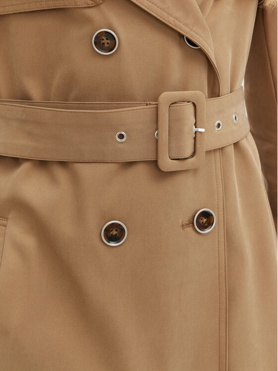 Guess Guess Tenchcoat W5RL15 WGYM2 Beige Regular Fit