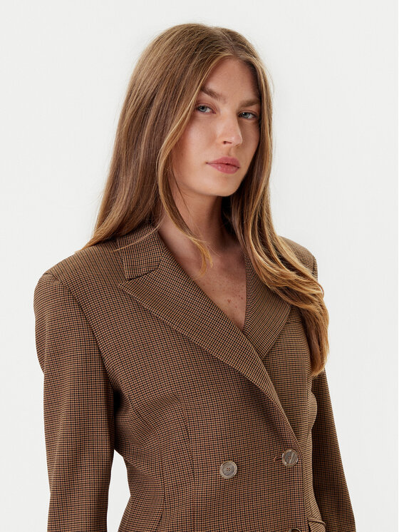 Marella Marella Giacca da abito Agile 2523046201 Marrone Regular Fit