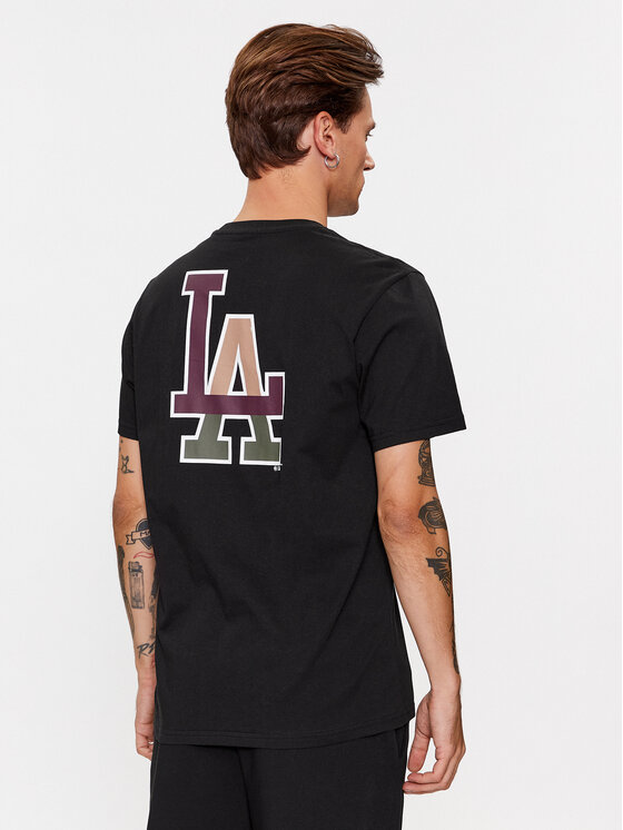47 Brand 47 Brand Футболка Los Angeles Dodgers BB012TMKPIU599580JK Чорний Regular Fit
