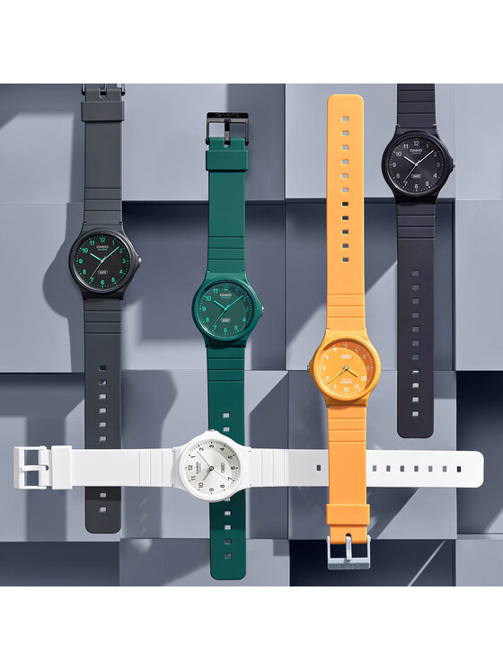 Casio Casio Zegarek MQ-24B-9BEF Pomarańczowy
