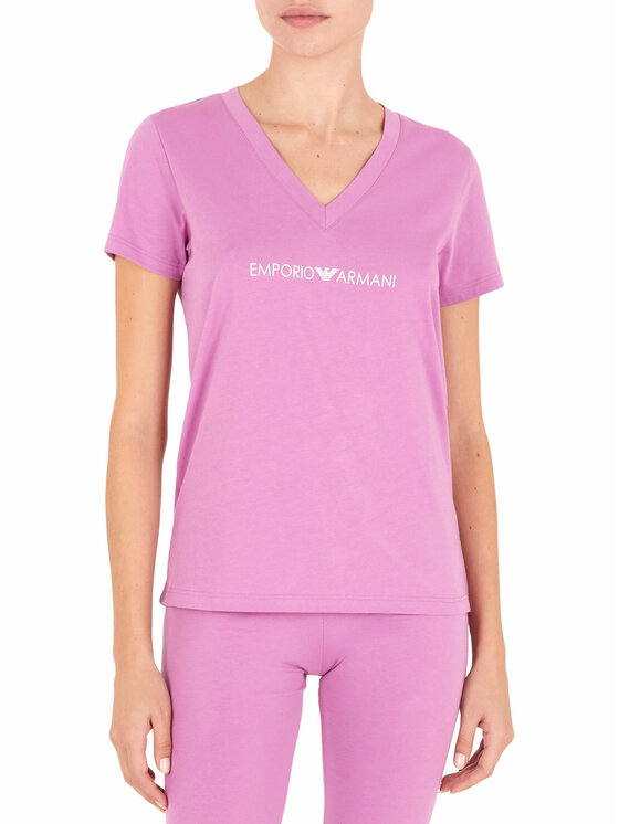 Emporio Armani Underwear Emporio Armani Underwear Tričko 1647223F227 Ružová Regular Fit