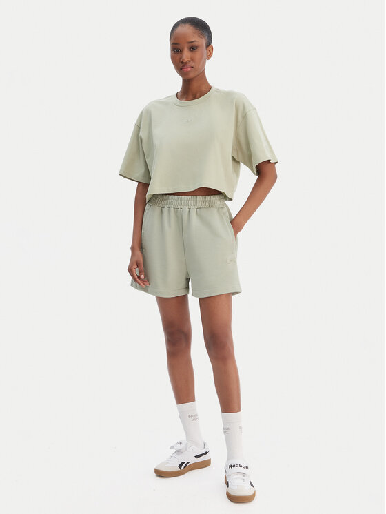 Reebok Reebok Sportovní kraťasy Reebok x Ewa Chodakowska RK25623CCW Zelená Regular Fit