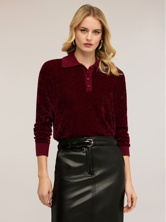 Motivi Motivi Maglione M256E002278N036 Bordeaux Regular Fit