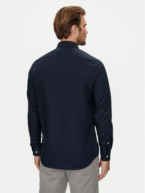 Tommy Hilfiger Tommy Hilfiger Košile MW0MW35810 Tmavomodrá Regular Fit