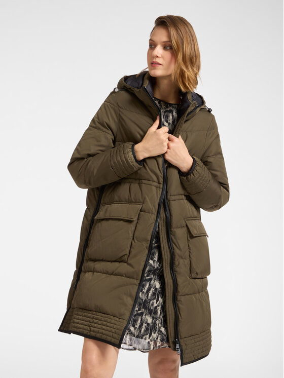 Elena Mirò Elena Mirò Giubbotto piumino F205P000122N025 Verde Regular Fit