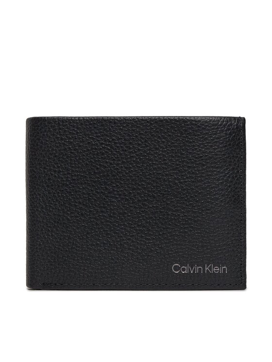 Portofel Mare pentru Bărbați Calvin Klein Warmth Trifold 10Cc W/Coin L K50K507969 Negru