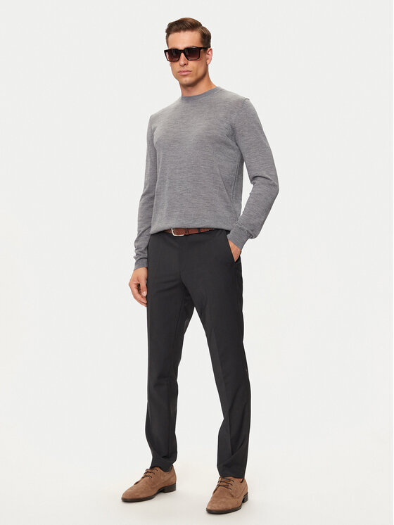 Liu Jo Liu Jo Sweter QXX004 MA27P Szary Regular Fit