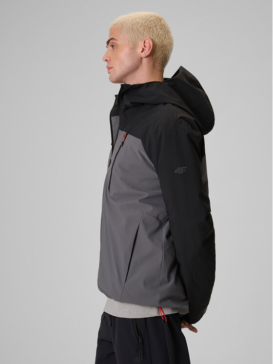 4F 4F Kurtka przejściowa CITY JACKETS Szary ciemny Regular Fit