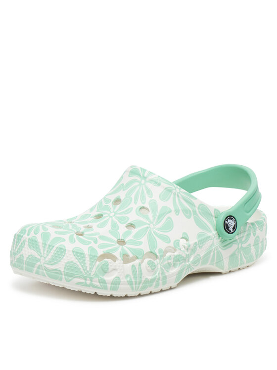 Crocs Crocs Iešļūcenes BAYA GRAPHIC CLOG 206230-3U3 Balts
