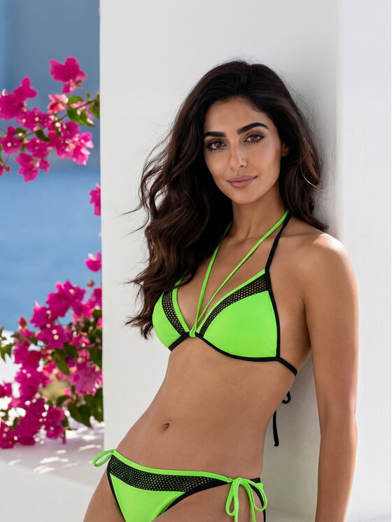 Miss Lou Miss Lou Bikini K-ML003 Zielony