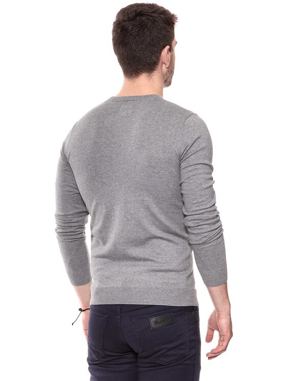 Wrangler Wrangler Maglione CREW KNIT Grigio Regular Fit